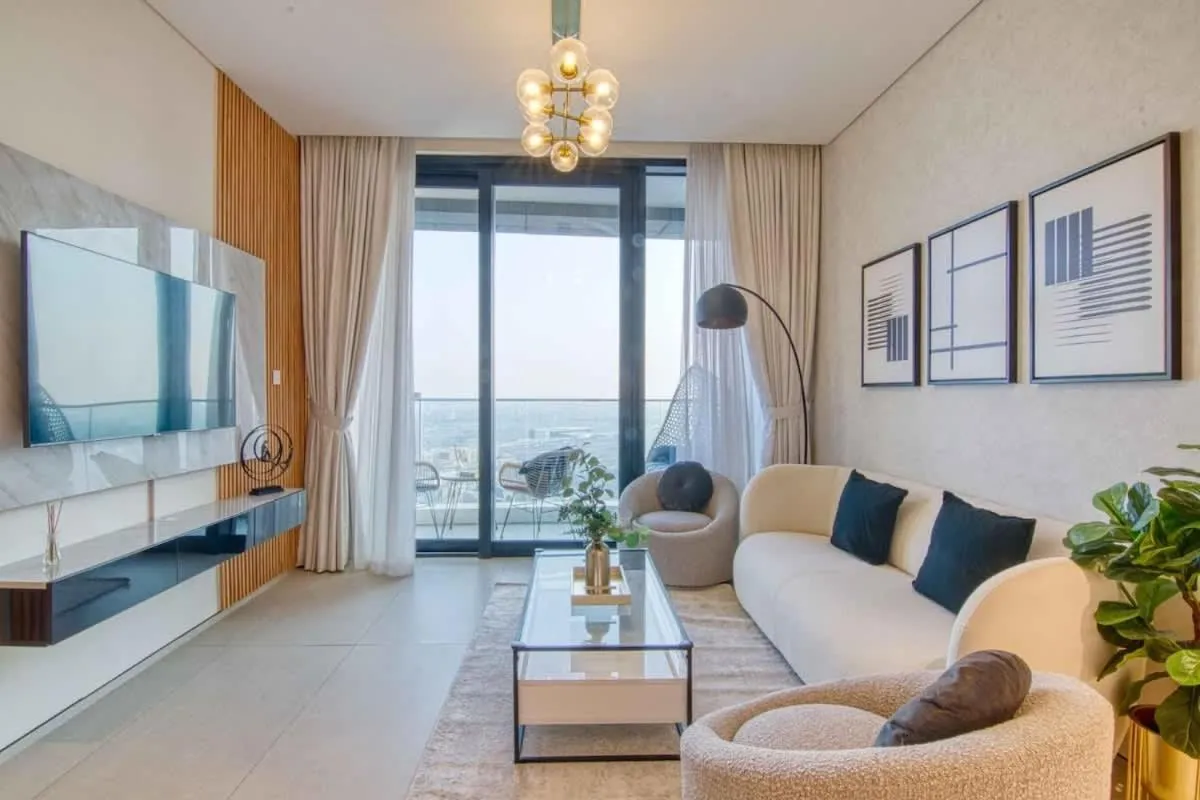 ⁨Address Beach Resort - 1BDR With Private Beach⁩ — صورة 3