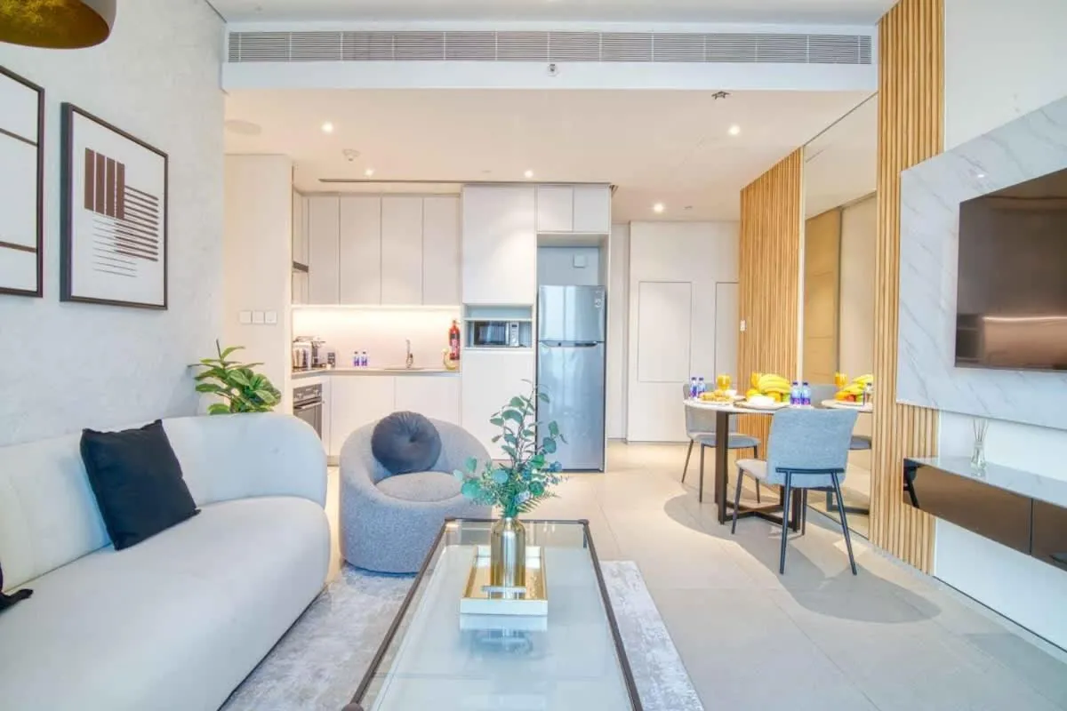 ⁨Address Beach Resort - 1BDR With Private Beach⁩ — صورة 4