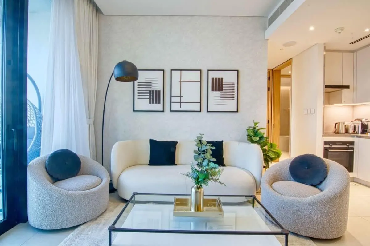 ⁨Address Beach Resort - 1BDR With Private Beach⁩ — صورة 6