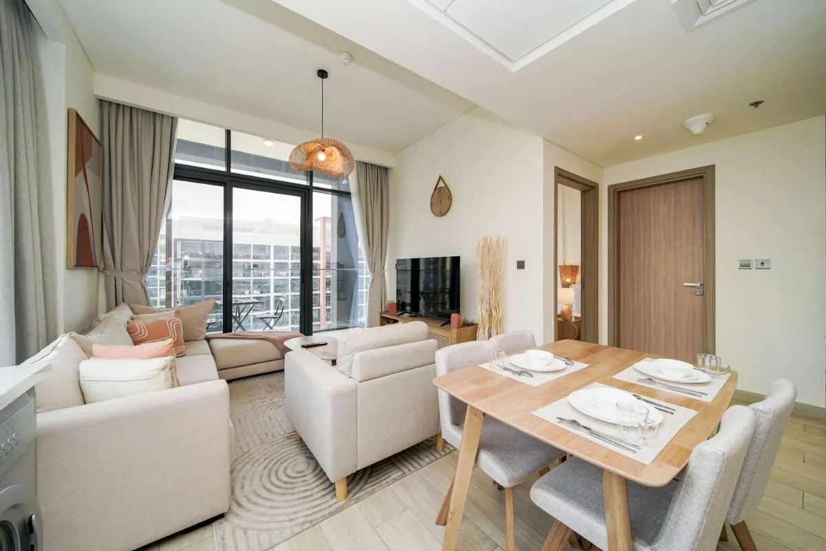 ⁨PVH - Stylish 1BR Near Dubai Mall - Azizi Riviera⁩ — صورة 3