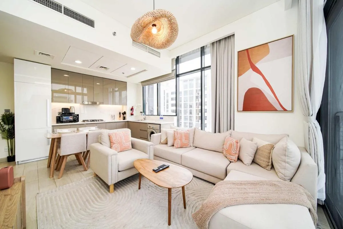 ⁨PVH - Stylish 1BR Near Dubai Mall - Azizi Riviera⁩ — صورة 7
