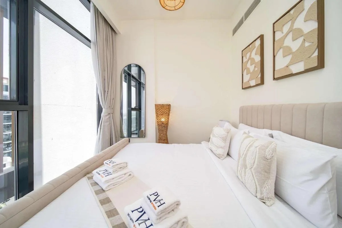 ⁨PVH - Stylish 1BR Near Dubai Mall - Azizi Riviera⁩ — صورة 15