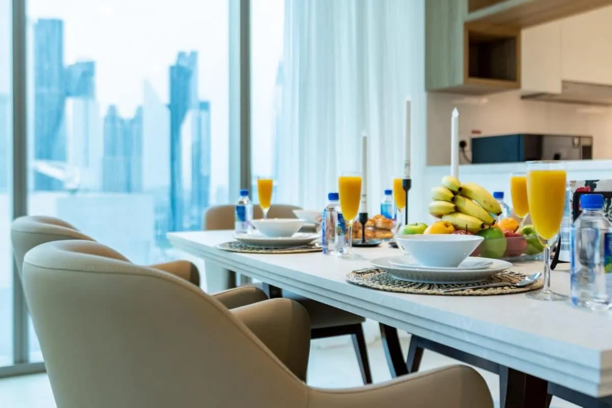⁨Ultimate Luxury 3BDR With Burj Khalifa view⁩ — صورة 6