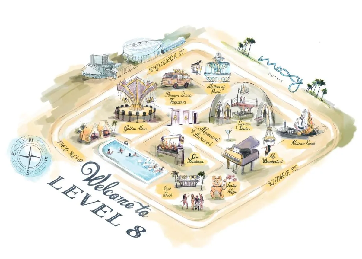 إي سي هوتل بواسطة ماريوت داون تاون لوس أنجلوس - لوس أنجلوس، الولايات المتحدة