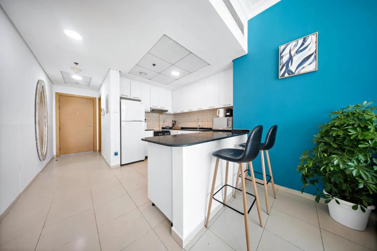 ⁨1Br Suit with Full Canal View - Down Town⁩ — صورة 9