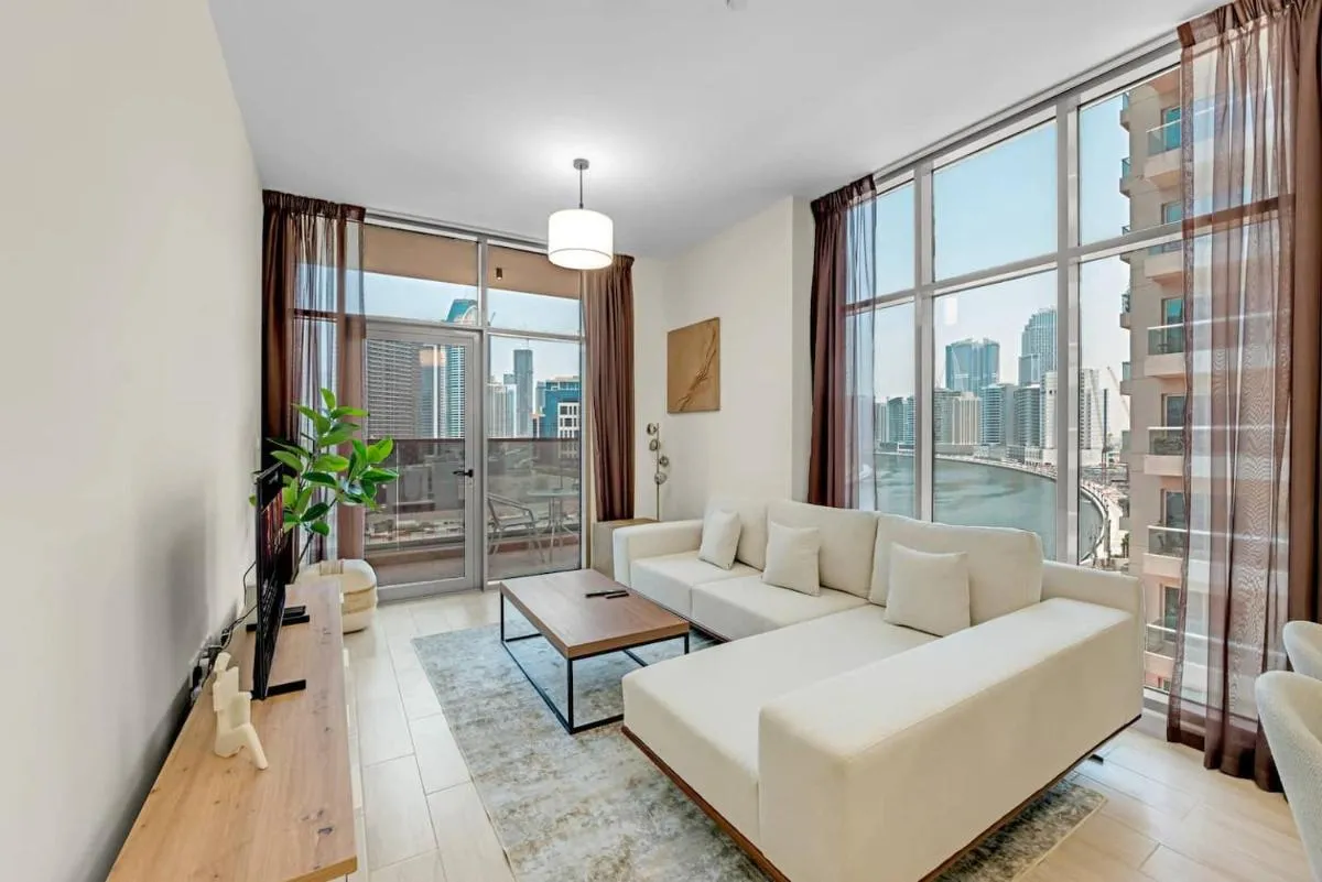 Canal View, Partial Burj Khalifa View, Brand New