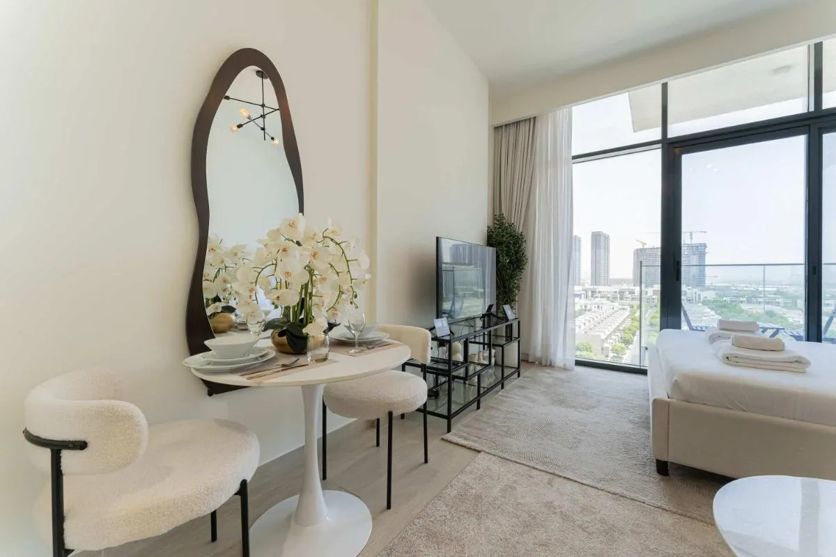 ⁨TRPS - Azizi Riviera 23, Al Meydan - Contemporary Studio in the Heart of Dubai⁩ — صورة 8