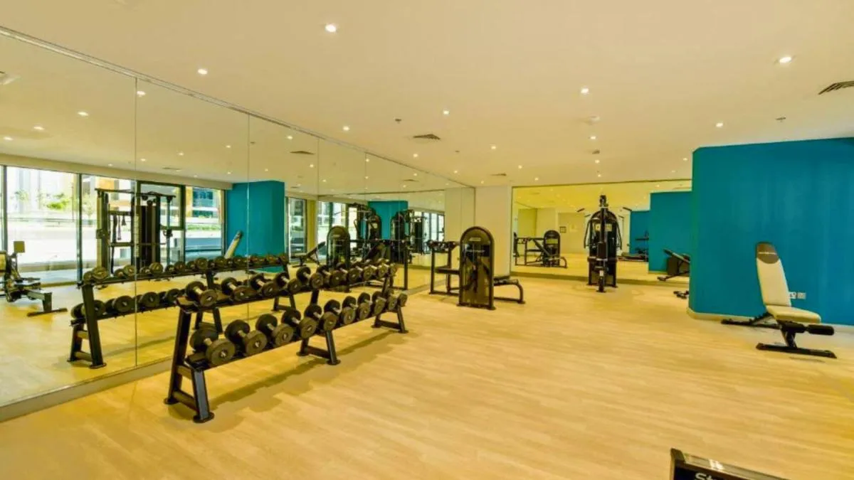 ⁨TRPS - Azizi Riviera 23, Al Meydan - Contemporary Studio in the Heart of Dubai⁩ — صورة 23