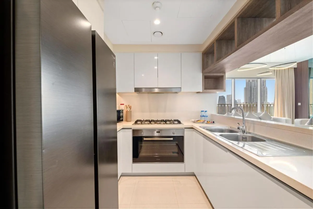 ⁨Luxury 4BR with full Burj Khalifa and Fountain View - 5Min to Dubai Mall⁩ — صورة 35