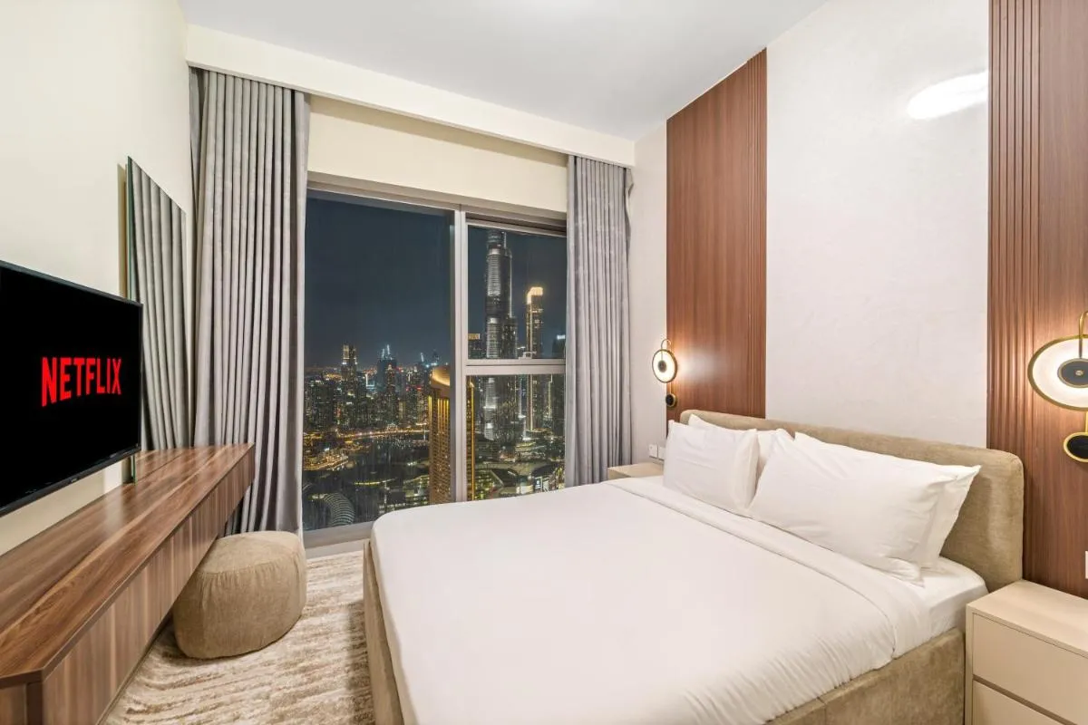 ⁨Luxury 4BR with full Burj Khalifa and Fountain View - 5Min to Dubai Mall⁩ — صورة 22
