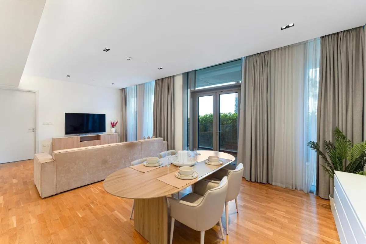 Bluewaters Residences 1BR Prime Sea and Ain View — صورة 3