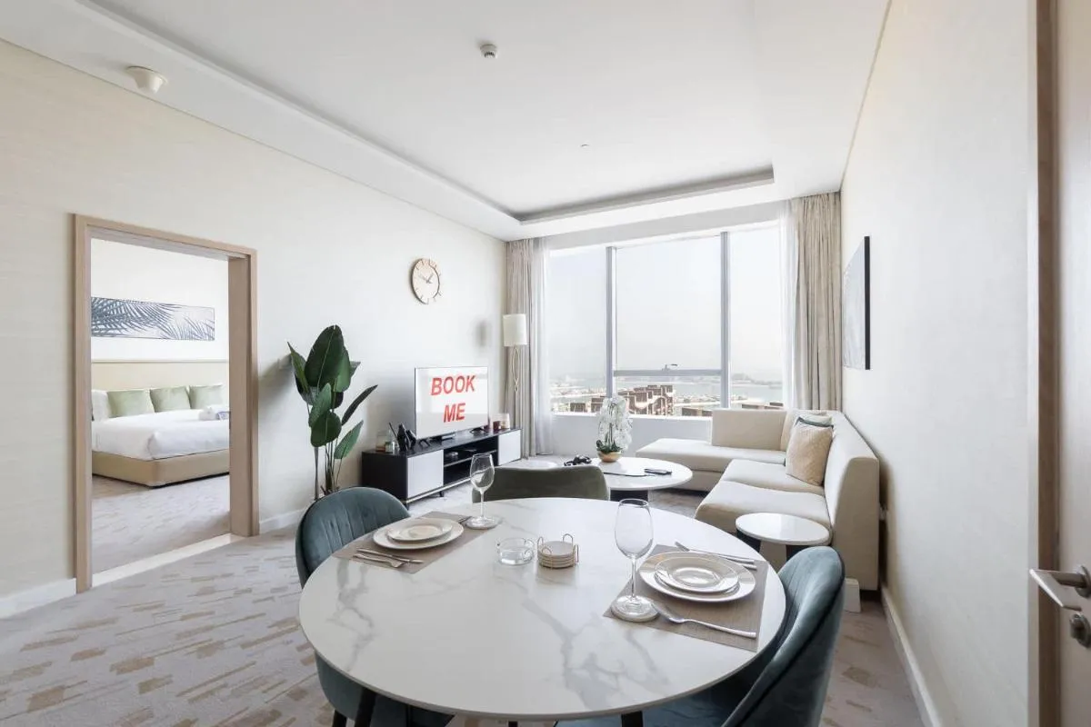 Free housekeeping visits during your stay - StayShort - Palm Jumeirah Getaway for 2 with Sea View — صورة 4