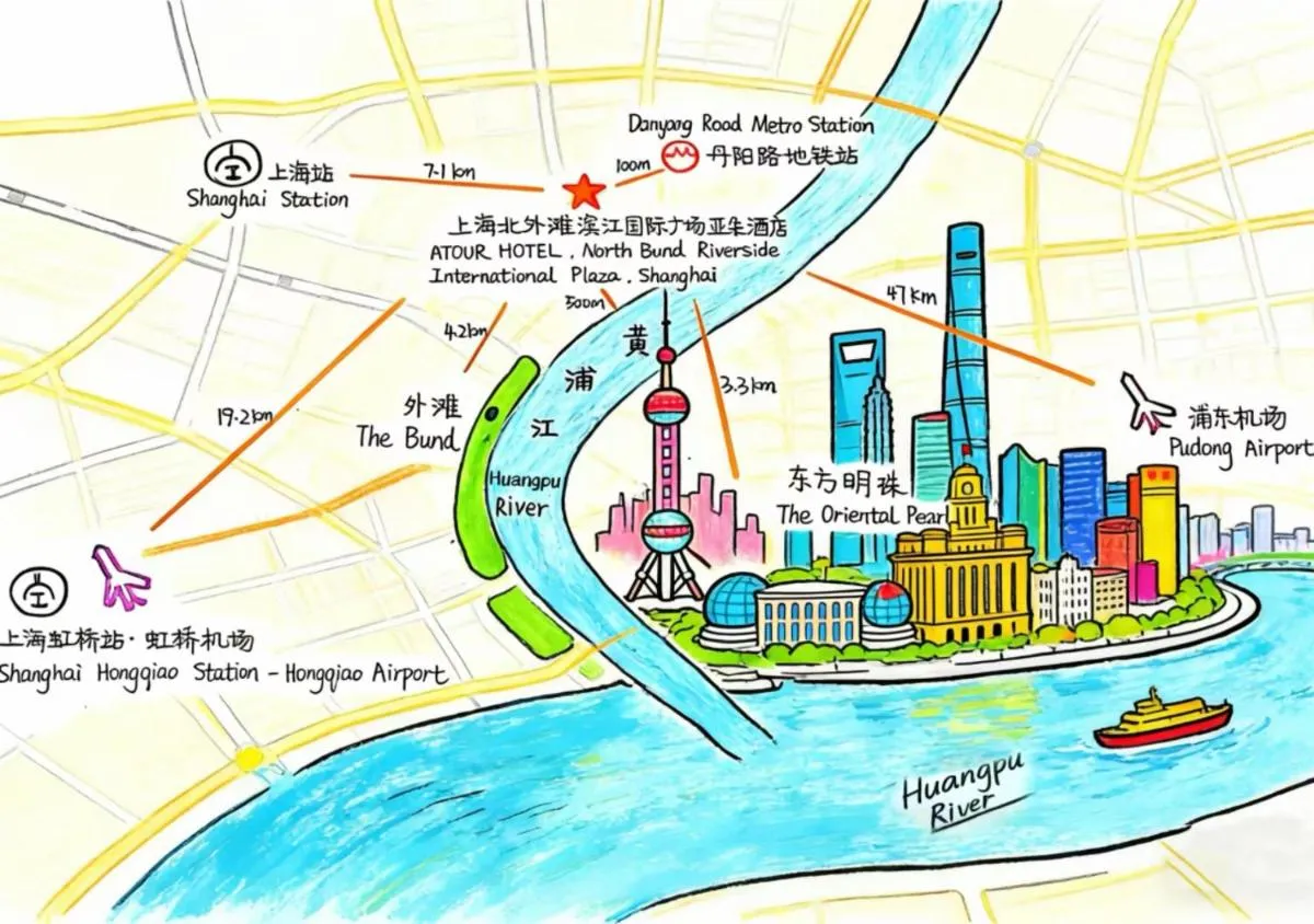 اتور شانغهاي نورث بوند ريفرسيد إنترناشيونال بلازا — صورة 2