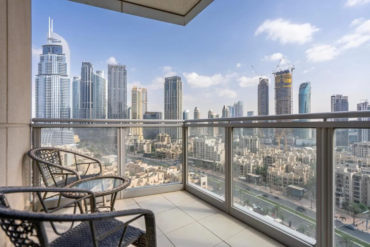 سبلينديد 3بر شقق - بورج كهاليفا &امب; فوونتاين فييوس - 5 مينوتيس والك فروم دوباي مالل — صورة 2