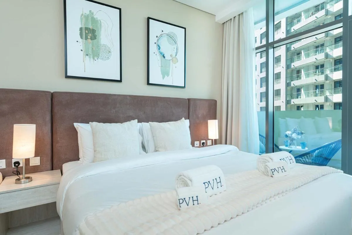 ⁨PVH - Seven Palm - Modern Studio with Beach Access near Palm Jumeirah Mall⁩ — صورة 14