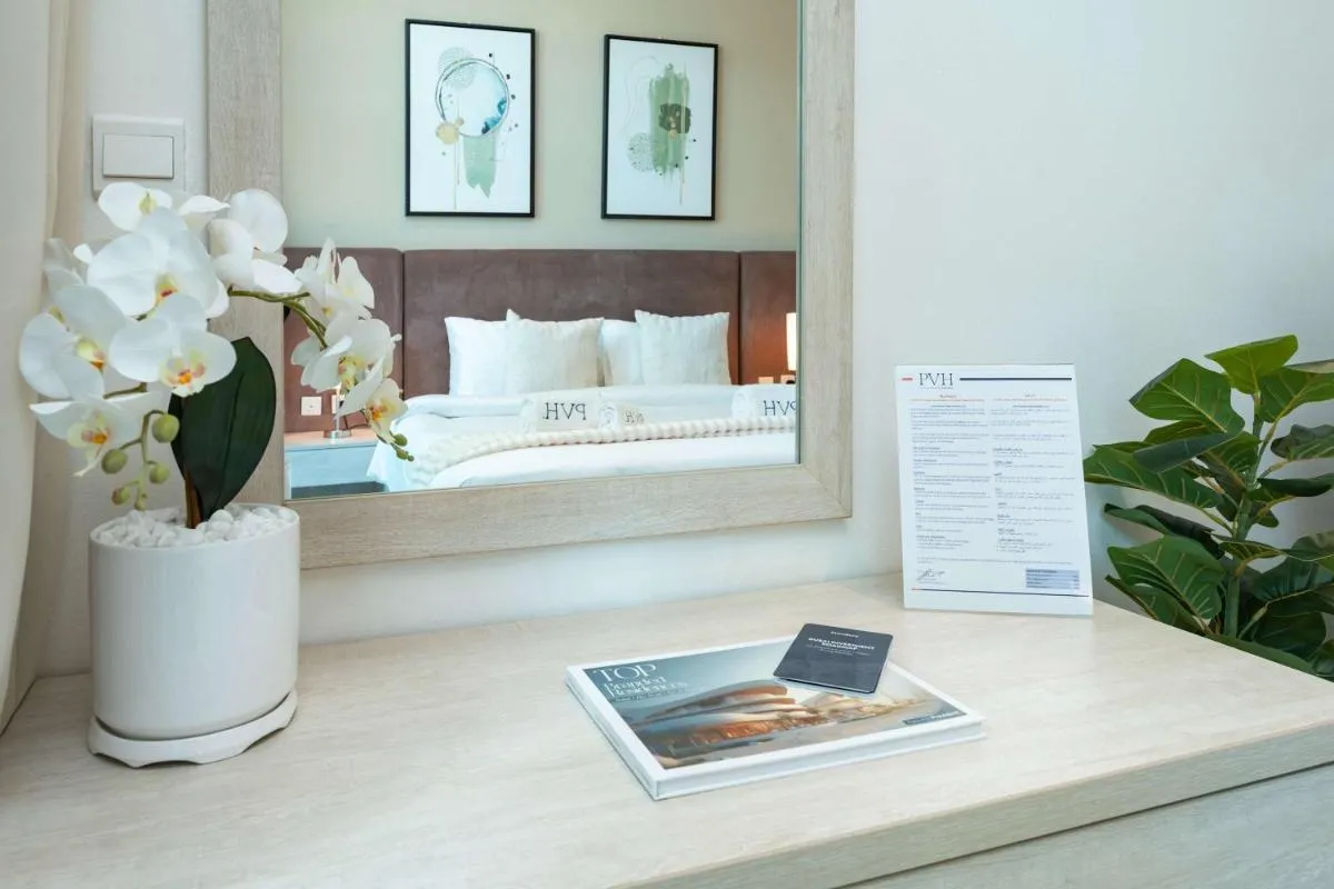 ⁨PVH - Seven Palm - Modern Studio with Beach Access near Palm Jumeirah Mall⁩ — صورة 17