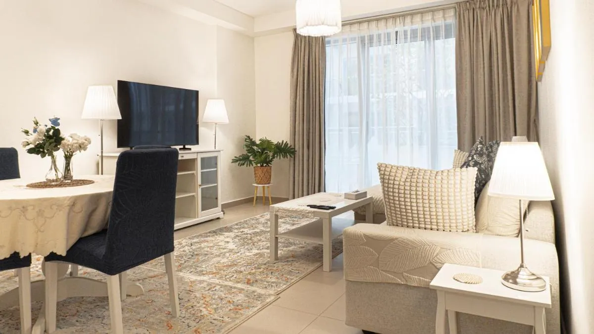 Elegant 1BHK Apartment with Courtyard View in Pacific Al Marjan Island - رأس الخيمة، الإمارات