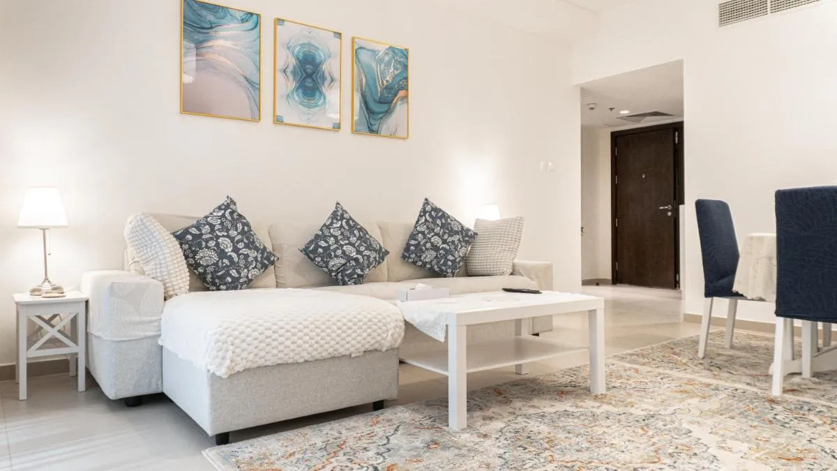 Elegant 1BHK Apartment with Courtyard View in Pacific Al Marjan Island — صورة 2