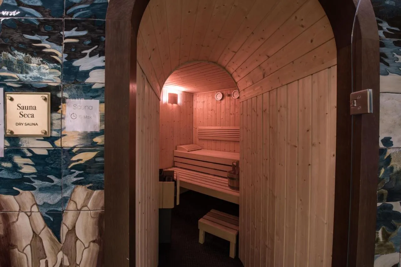 Une image du sauna de l'Hôtel BLESS Madrid.