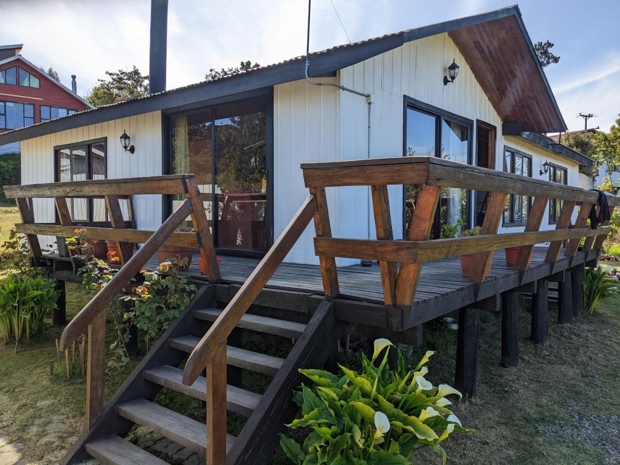 Caba�a Coig�es alberto vanz con vista al mar