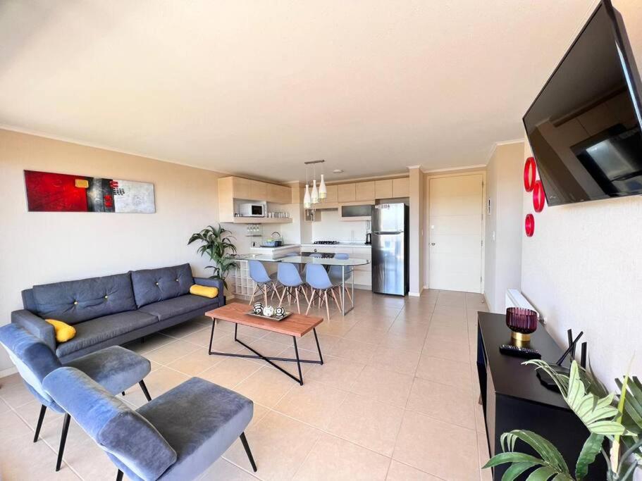 Depto algarrobo con vista al mar 6 personas