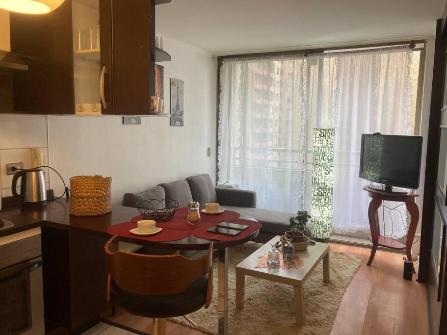 C�modo y c�ntrico departamento en Santiago