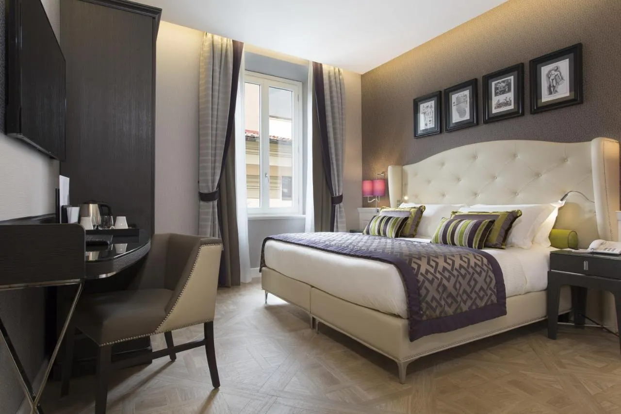 Une image de la chambre de l'Hôtel Spadai.