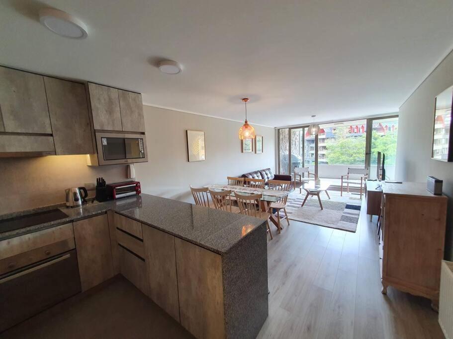 Departamento Nuevo, excelente ubicaci�n, espectacular vista al Volc�n. Puc�n.