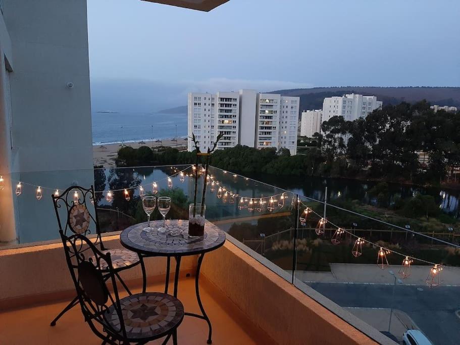 Dpto 2D1B en Papudo Laguna, Piso 8, Edf Flemenco con vista al mar