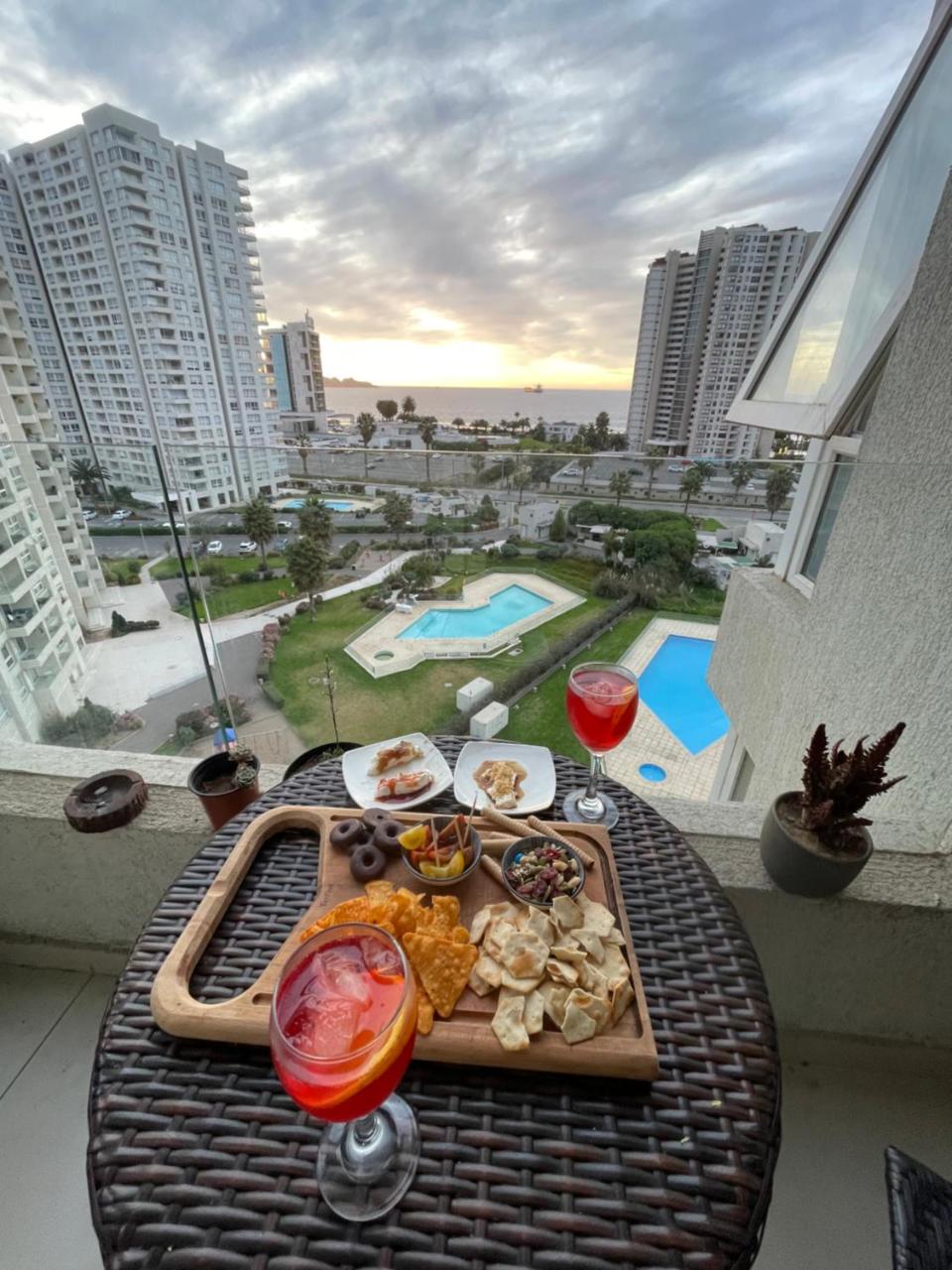 Departamento vista al mar, sector casino enjoy pe�uelas