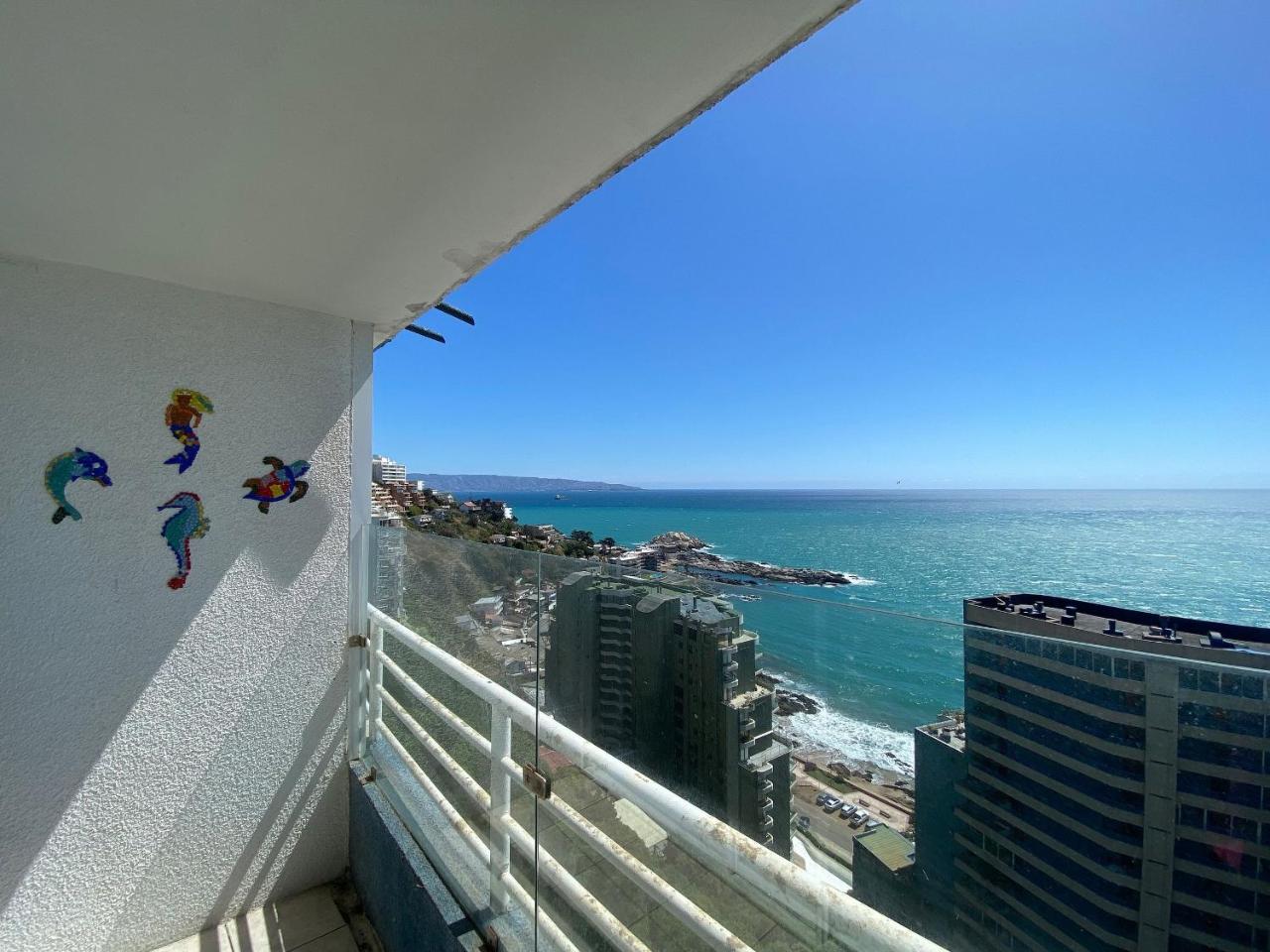 Hermoso depto con vista al mar en Re�aca