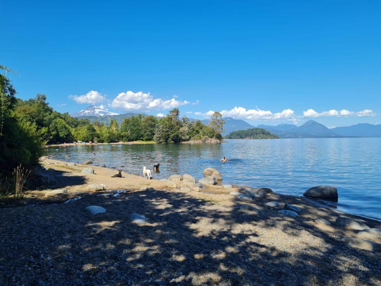 Caba�a Lican Ray acceso a playa