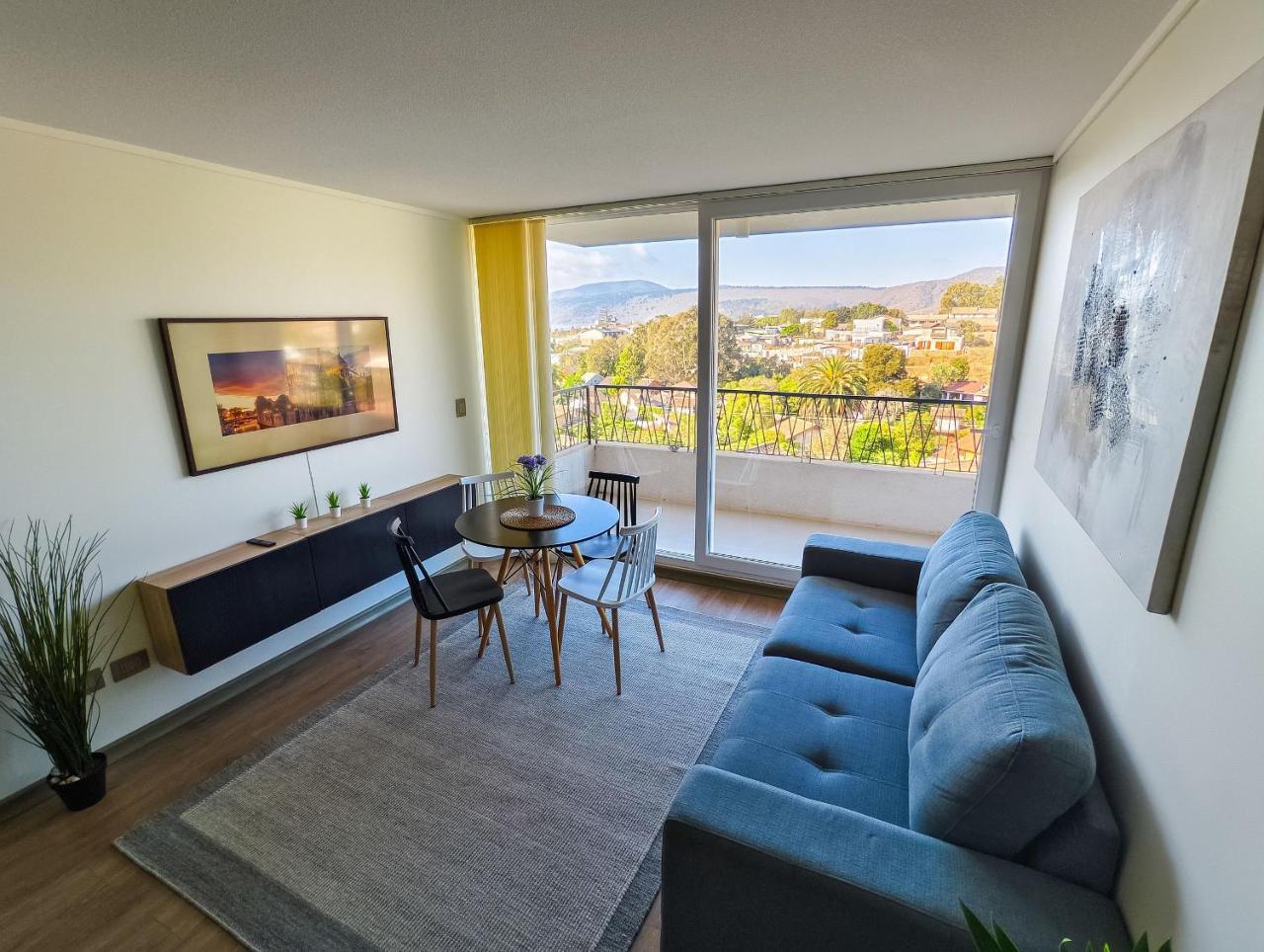 Hermoso y nuevo departamento con gran vista a Papudo