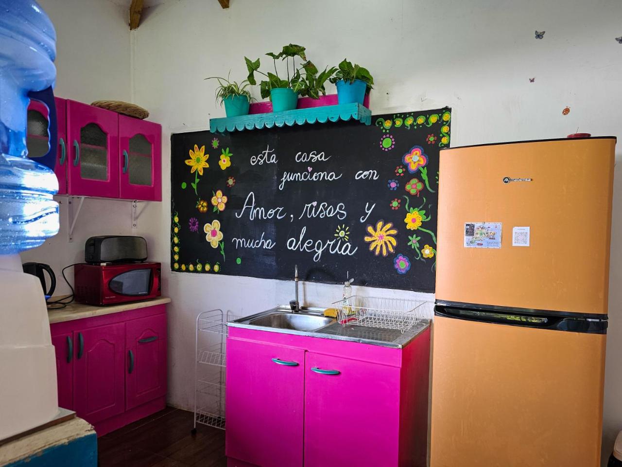 Alegre y acogedora caba�a