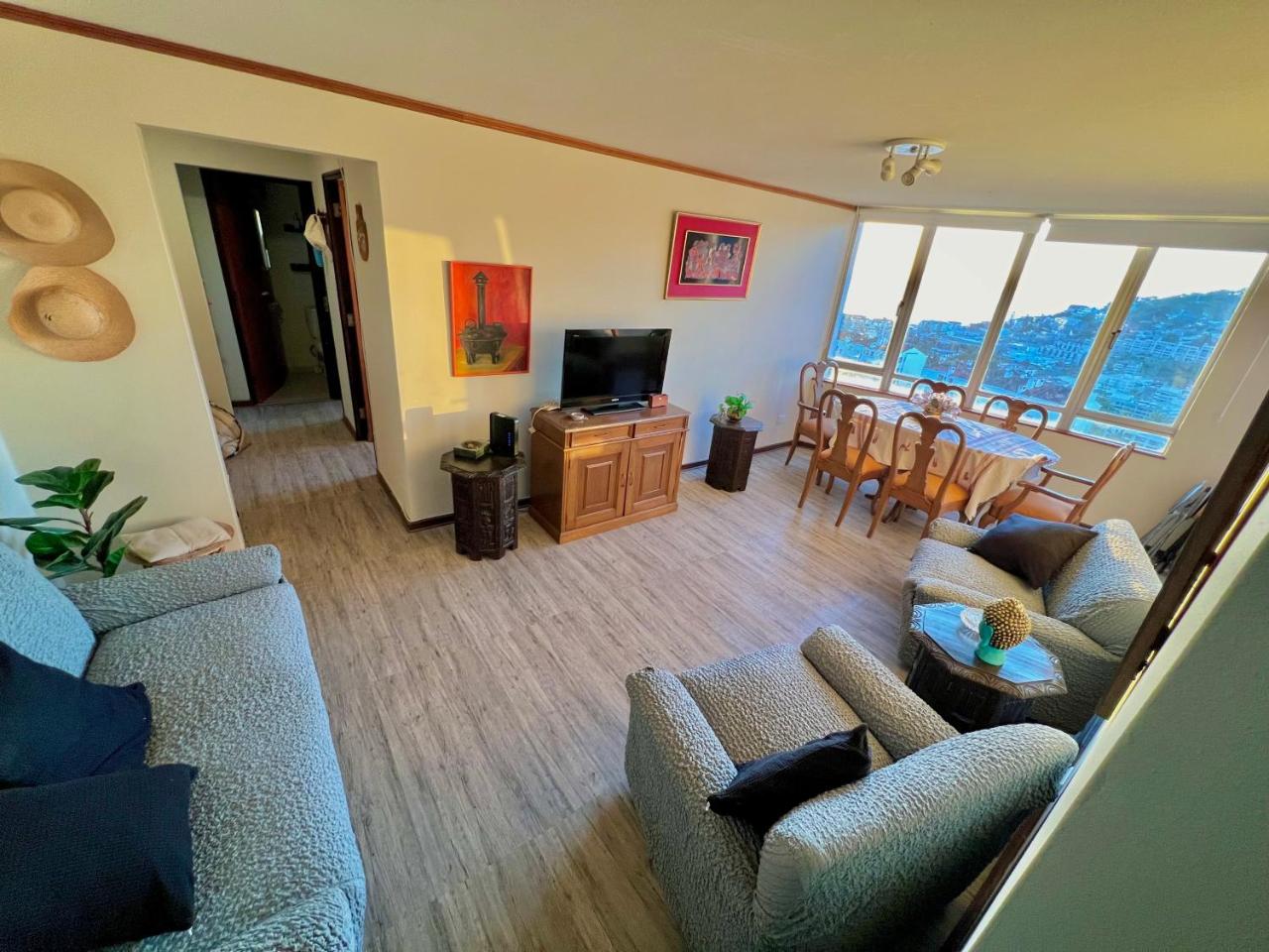 Acogedor depto con vista al mar en Re�aca