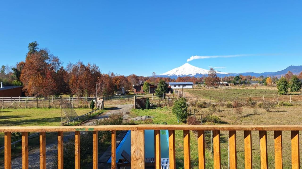 Caba�a con vista al volc�n Villarrica