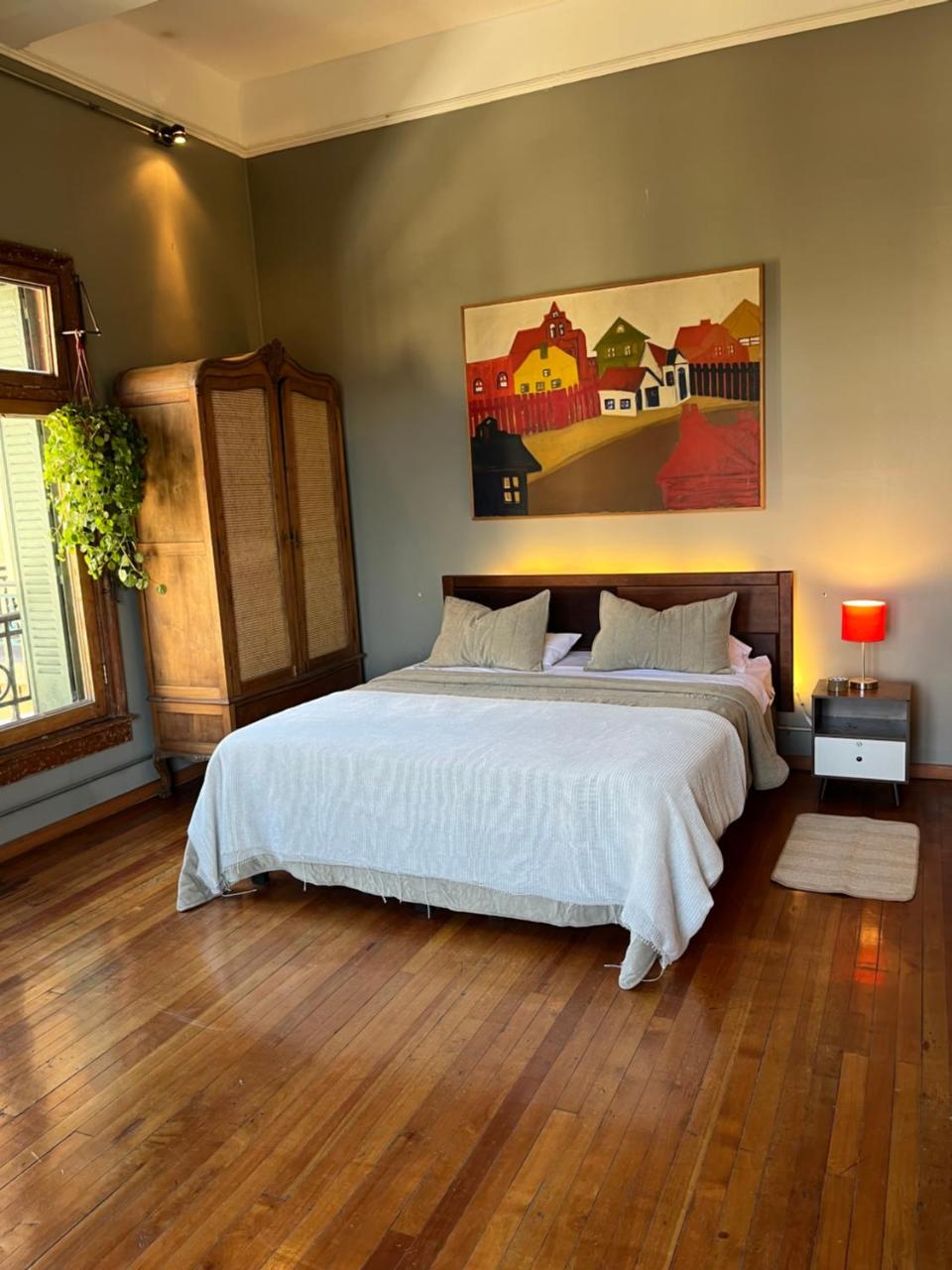 Estudio con vista al Casco hist�rico de Santiago