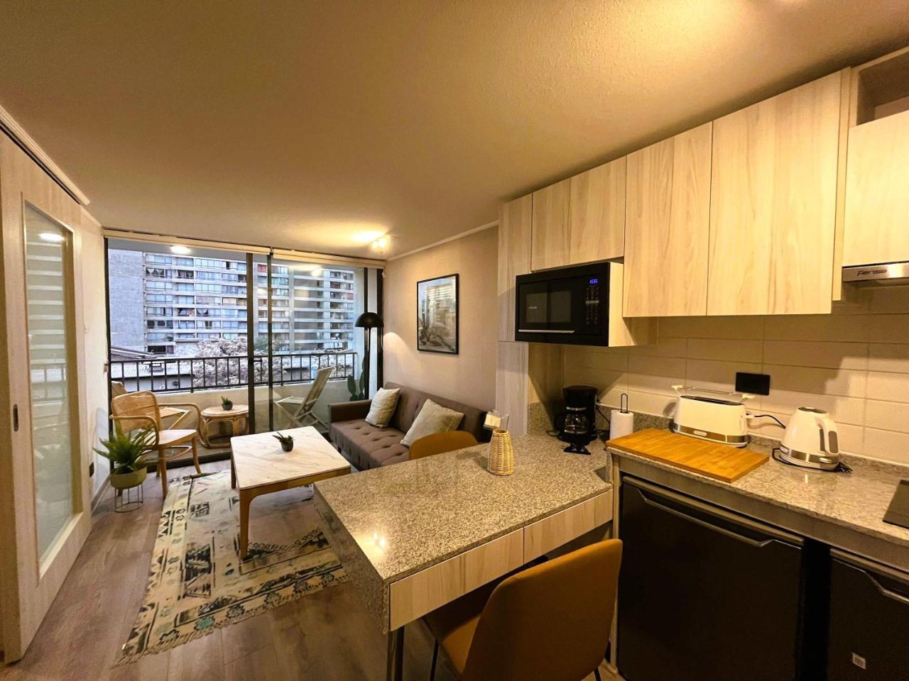 Inmejorable y Luminoso Depto 1D1B 2PAX SantiagoHOM