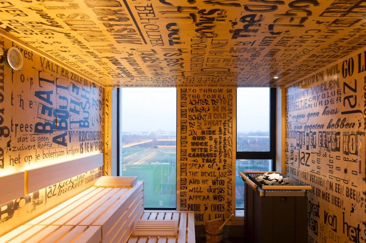 An image of Jaz in the City Amsterdam sauna.