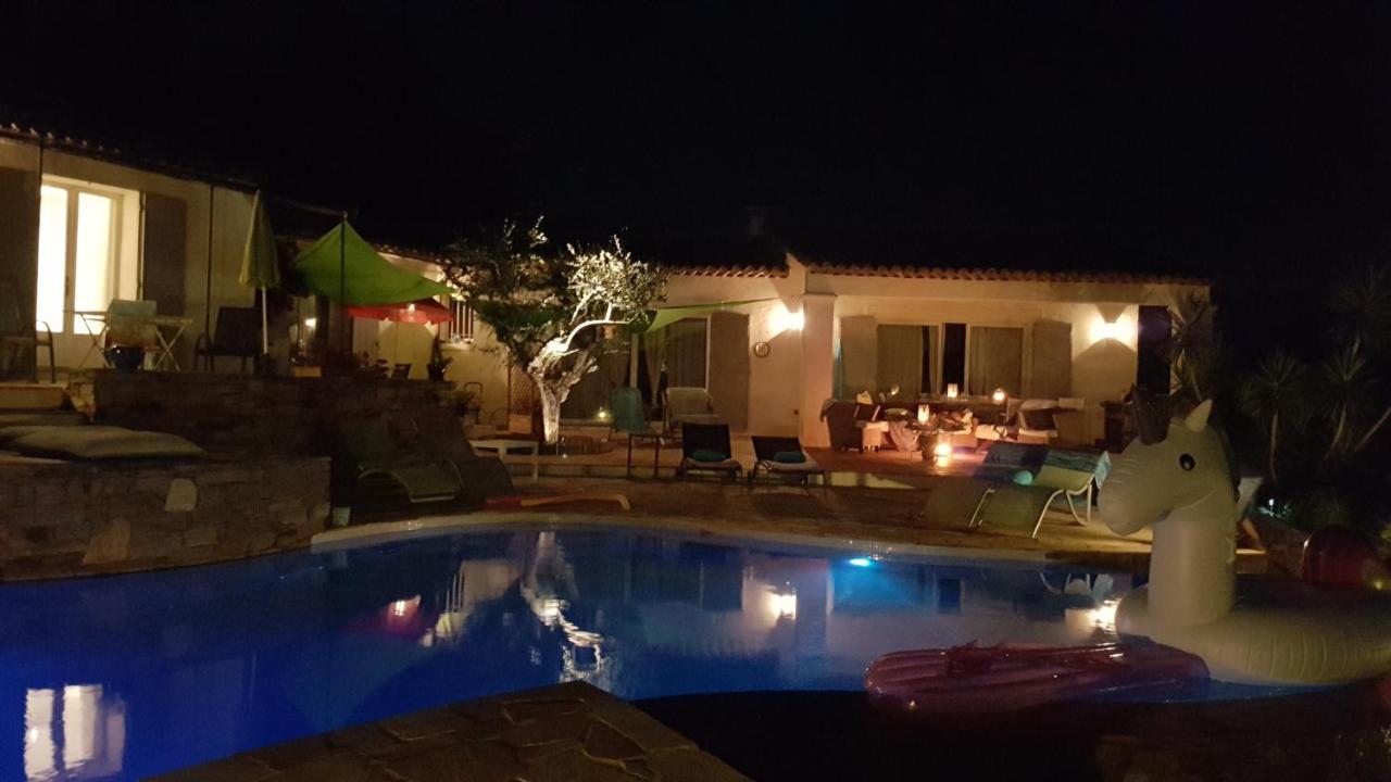 Heated swimming pool: Villa des Delices