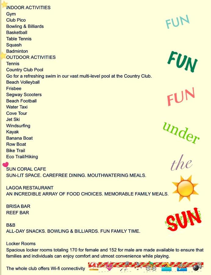 Water park: Pico de Loro Lagoon View