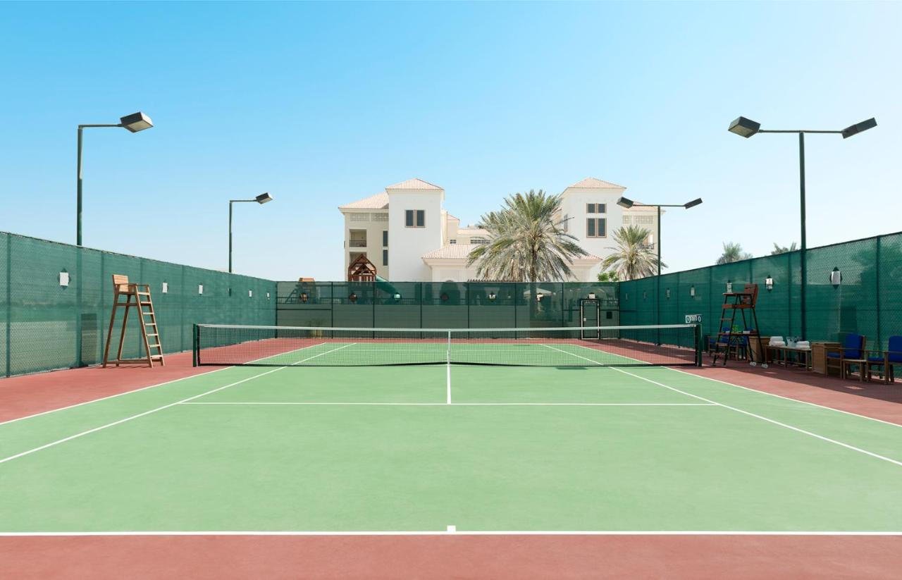 Tennis court: Al Habtoor Polo Resort