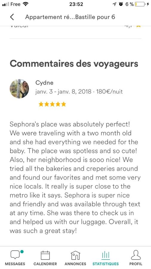 Calendrier Voyageurs 2023 Apartment Lovely Flat Bastille, Paris, France - Booking.com