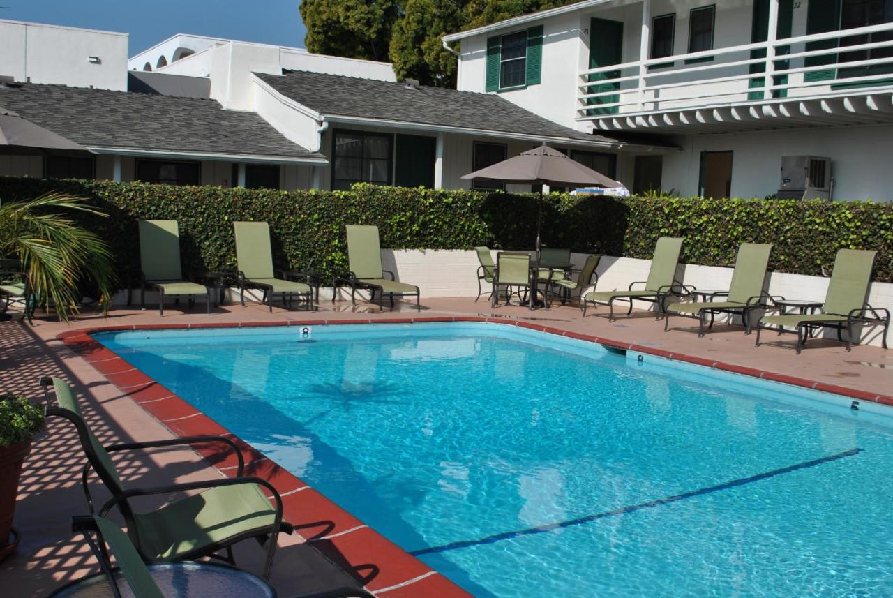 Heated swimming pool: Coast Village Inn