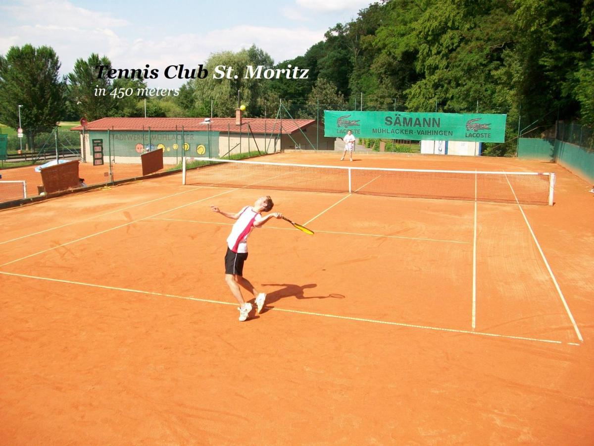 Tennis court: Sport & Wellnesshotel San Gian St. Moritz