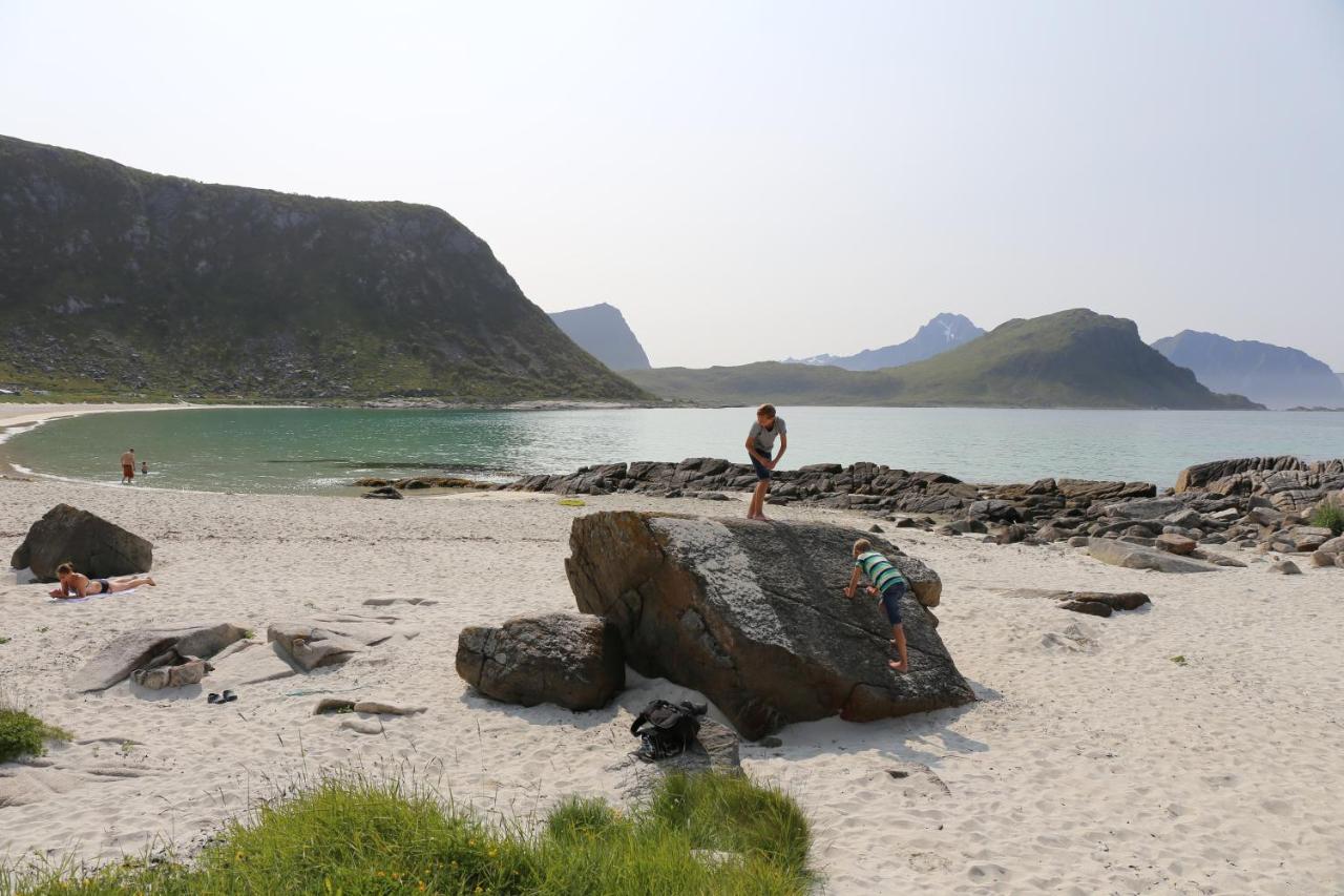 Beach: Lofoten Rorbu Lodge
