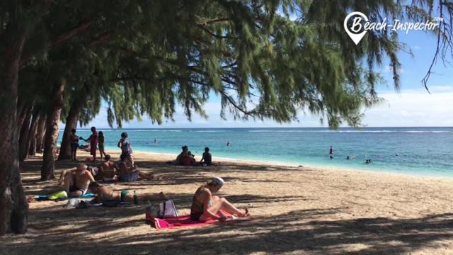 Beach: Casa Marina- Flic en Flac - Beach is right in front of the Villa-Just cross the road