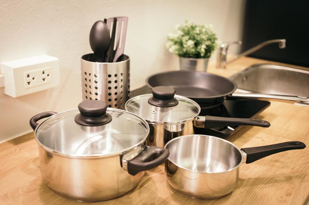 T1 Large Studio Full kitchen 100m. to BTS - 4