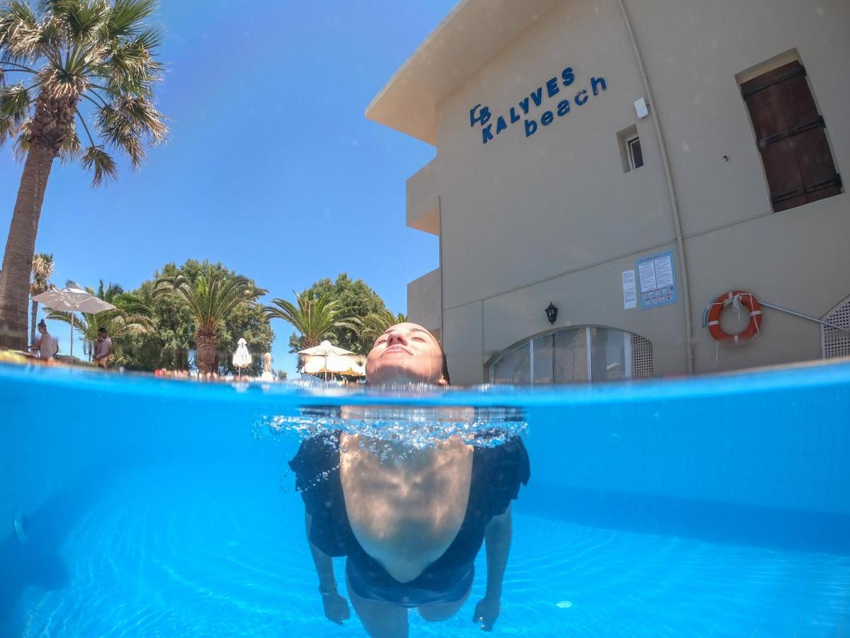 Heated swimming pool: Kalyves Beach Hotel