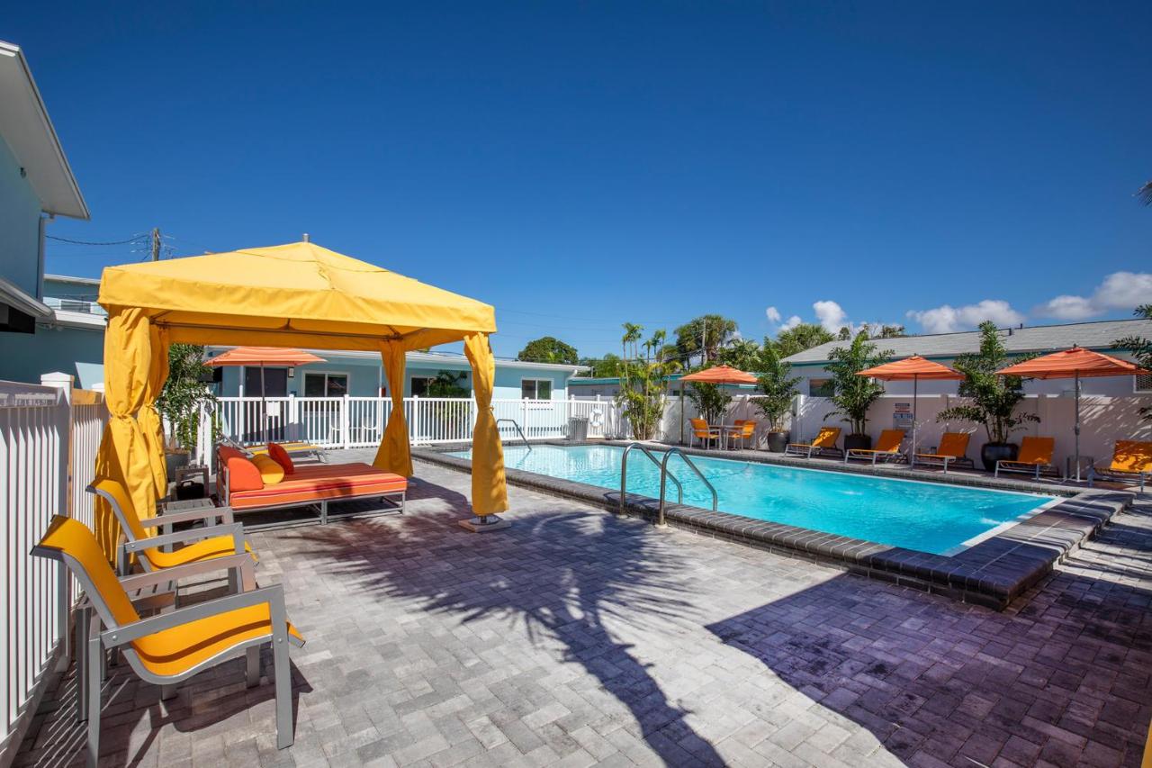 Heated swimming pool: The Villas at St Pete Beach